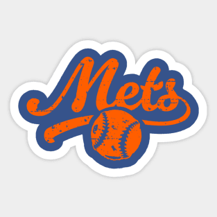 Retro Mets Sticker